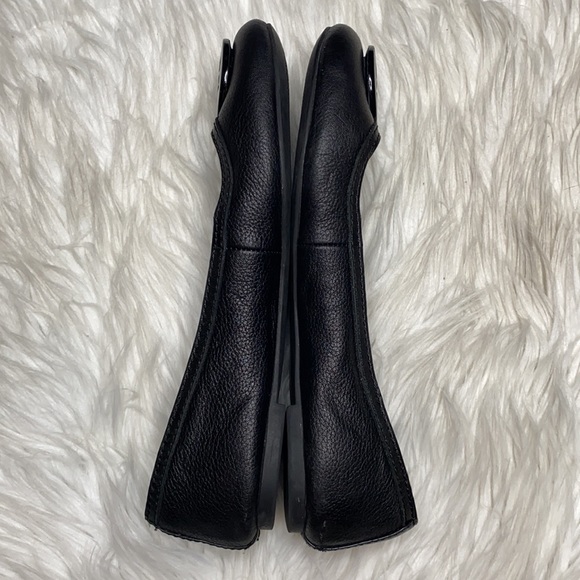 Tory Burch Abby black leather ballet flats - Picture 5 of 11